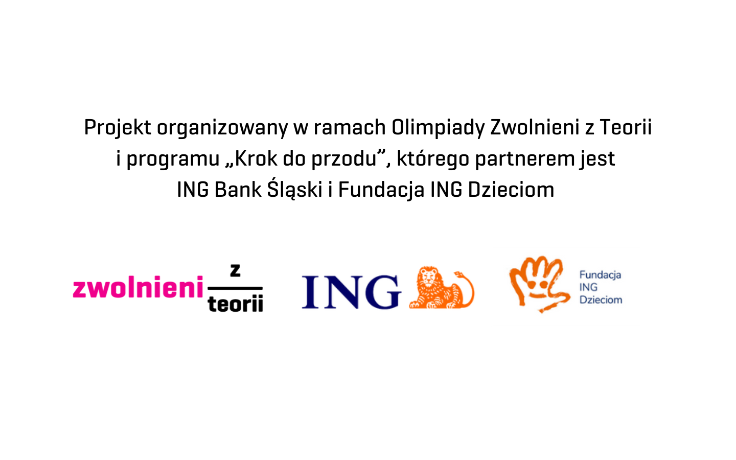 Plansza dla projektów z programu ING Krok do przodu